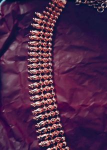 Pure Gold Spray Antique Copper Based Necklace
