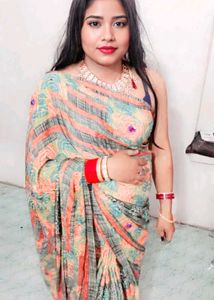 soft crepe silk saree with blouse