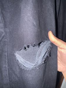 Black rugged jeans