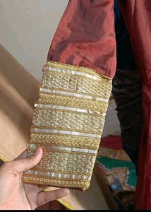 Elegant Ethnic Anarkali with heavy dupatta set