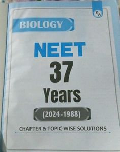 NEET UG Biology - 37 Years Solved Questions
