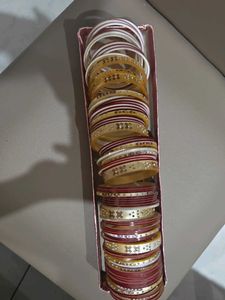 Red and Gold Bangles