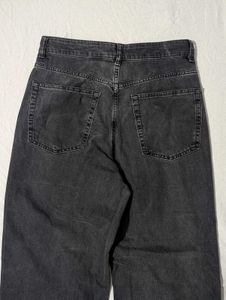 H&amp;M Men's Wide Leg Washed Jeans