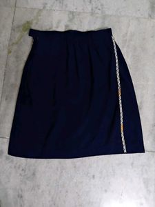 Dark Blue New School Skirt