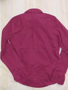M&amp;S Crimson Formal Shirt