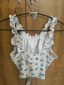 Floral Print Crop Top