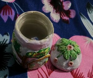 Small Glass Jar Lamp