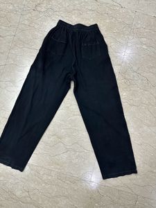 Black Pants With White Stitch