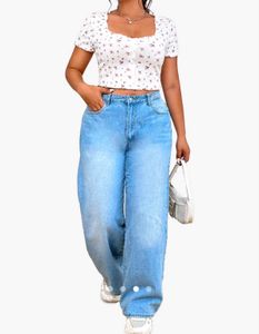 Floral Button-Up Lettuce Hem Crop Top