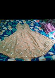 Beige Long Gown