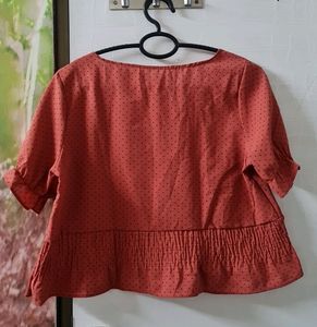 Women's Crop Top - Rust
