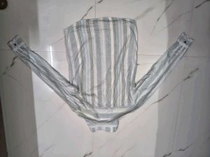 Men's Striped Button-Up Shirt