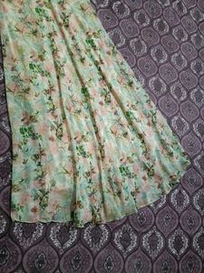 Floral Chiffon Maxi Dress