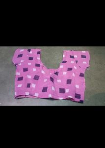 Stylish Pink Printed Blouse