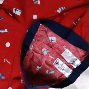 Fun Red Patterned Boxers