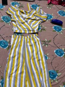 Striped Two-Piece Set