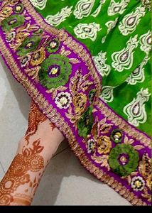 “Beautiful Multicolor anarkali dress fast sell