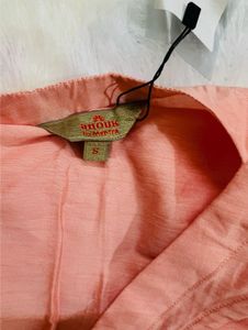 Elegant Peach Kurta Set with Dupatta