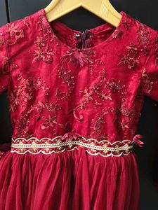 Stunning Red Embellished Gown