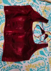 Shimmering Maroon Blouse