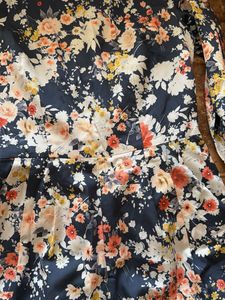 Floral Print Long Sleeve Dress