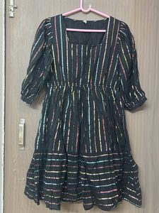 Canva eco branded new Black Mini Dress for M & L