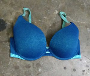Blue Padded Bra