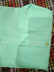Men's Mint Green Casual Shirt