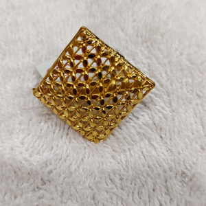 1.5 gram gold plated finger ring