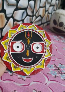 Handmade Jagannath Face Wall Decor