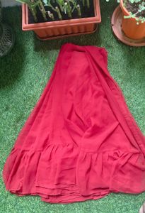 new plains frill saree