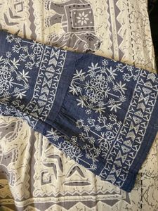 Boho Embroidered Peplum Top