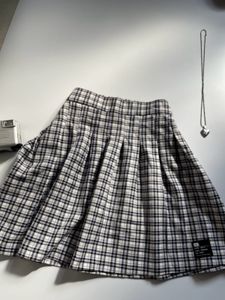 Plaid Pleated Mini Skirt