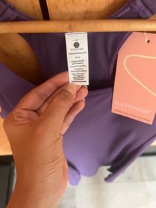 New blissclub Purple Racerback swimsuit