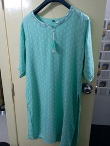 Light Sea green Kurti