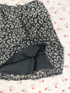 Leopard Print Midi Skirt