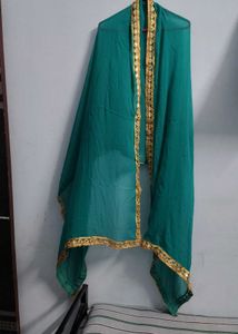 Green Lehenga Choli heavy  Golden Embroidery