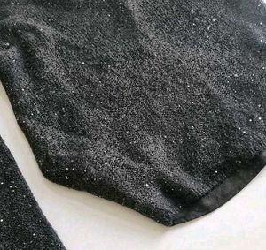 Sparkly🎧✨ Sequence slim woolen loose top