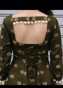 Beautiful Floral Print short kurti