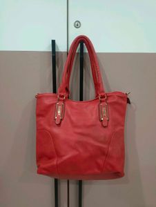 Chic Red Tote Bag