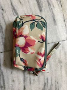 Cath Kidston Floral Pouch with Wrist Strap