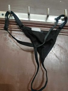 combo of 2 Black Thong and red