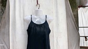 33209. Black Spaghetti Strap Cami Top