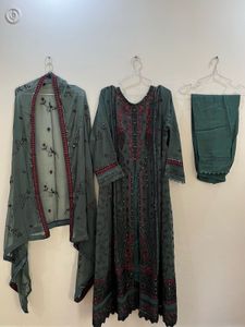 Original Aghanoor Pakistani Floor Length Dress