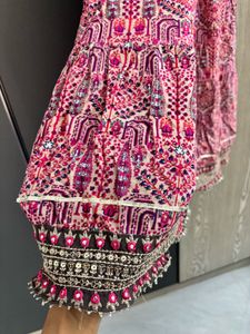 Embroidered Pink Ethnic Gown