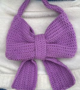 Fairy Blue Crochet Bow Bag🪄✨