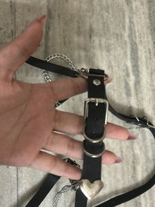 Gothic Harness belt with Chains