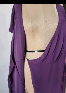 Elegant Purple Maxi Dress