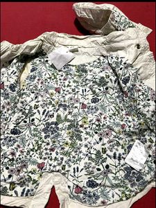 H&amp;M Floral-Lined Hooded Jacket for Kids