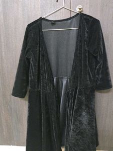 Velvet Wrap Dress